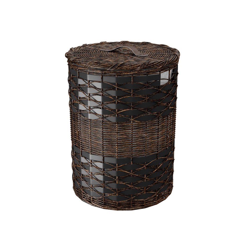 

Корзина для белья WasserKraft Bever 360х280х480 мм 105,8 л коричневая (WB-240-M), Коричневый