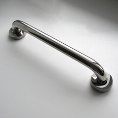 Поручень для ванной Delphinium 420 мм нержавеющая сталь хром (102137) - фото 3