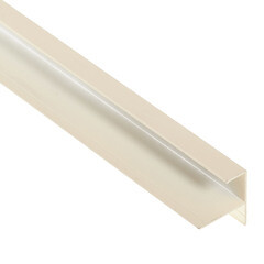 F-профиль алюминиевый 3 м 1 мм бежевый RAL 1015 - фото 4