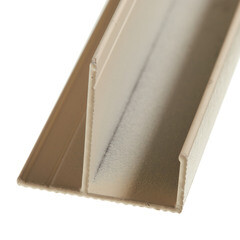 F-профиль алюминиевый 3 м 1 мм бежевый RAL 1015 - фото 3