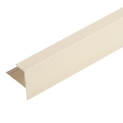 F-профиль алюминиевый 3 м 1 мм бежевый RAL 1015 - фото 1