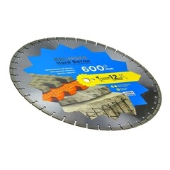 Диск алмазный по бетону Kronger Hard Бетон Laser 600x25,4x5 мм сегментный мокрый/сухой рез (B200600H) - фото 4