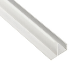 F-профиль алюминиевый 3 м 1 мм белый RAL 9010 - фото 7