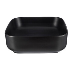 Раковина Corsa Deco WX200 38 см накладная черная (ABWX38QB) - фото 5