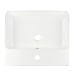 Раковина Corsa Deco WX200 49 см накладная с полочкой белая (ABWX2-49R) - фото 4