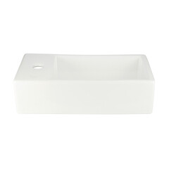 Раковина Corsa Deco WX200 45 см накладная с полочкой белая (ABWX3-45R) - фото 5