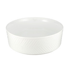 Раковина Corsa Deco Chevron 36 см накладная белая (ABCH36)