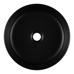 Раковина Corsa Deco Groove 36 см накладная белая/черная матовая (ABGR36WB) - фото 6