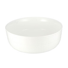 Раковина Corsa Deco Groove 36 см накладная белая (ABGR36)