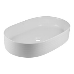 Раковина Corsa Deco Stripe100 60 см накладная белая (ABST60O) - фото 1