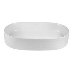 Раковина Corsa Deco Stripe100 60 см накладная белая (ABST60O) - фото 5