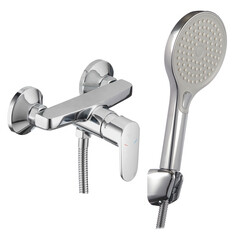 Смеситель для душа без излива Corsa Deco CX хром с лейкой однорычажный (FSHCX) - фото 8