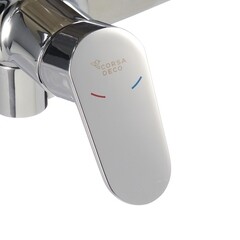 Смеситель для ванны Corsa Deco CX хром однорычажный с длинным изливом с лейкой (FBTCX3) - фото 13