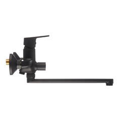 Смеситель для ванны Corsa Deco CX черный матовый однорычажный с длинным изливом с лейкой (FBTCX3B) - фото 17