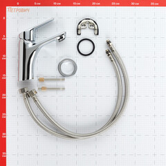 Смеситель для раковины Corsa Deco KX однорычажный хром (FBKX) - фото 8