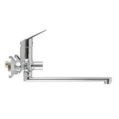 Смеситель для ванны Corsa Deco KX хром однорычажный с длинным изливом с лейкой (FBTKX3) - фото 17