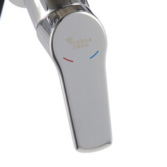 Смеситель для ванны Corsa Deco KX хром однорычажный со средним изливом с лейкой (FBTKX2) - фото 13