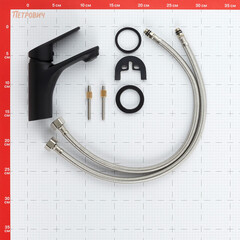 Смеситель для раковины Corsa Deco KX однорычажный черный (FBKXB) - фото 8