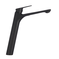 Смеситель для раковины высокий Corsa Deco KX однорычажный черный (FBKXLB) - фото 15