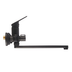 Смеситель для ванны Corsa Deco KX черный матовый однорычажный с длинным изливом с лейкой (FBTKX3B) - фото 17