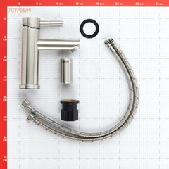 Смеситель для раковины Corsa Deco AS однорычажный сталь (FBAS) - фото 9