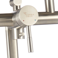 Смеситель для ванны Сorsa Deco AS нержавеющая сталь однорычажный с длинным изливом с лейкой (FBTAS3) - фото 13