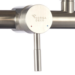 Смеситель без излива Corsa Deco AS нержавеющая сталь с лейкой однорычажный (FSHAS) - фото 12