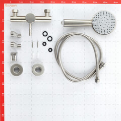 Смеситель без излива Corsa Deco AS нержавеющая сталь с лейкой однорычажный (FSHAS) - фото 9