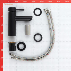 Смеситель для раковины Corsa Deco AS однорычажный черный (FBASB) - фото 9