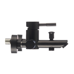 Смеситель для ванны Сorsa Deco AS черный однорычажный с коротким изливом с лейкой (FBTAS1B) - фото 18