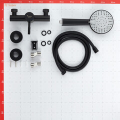 Смеситель без излива Corsa Deco AS черный с лейкой однорычажный (FSHASB) - фото 9