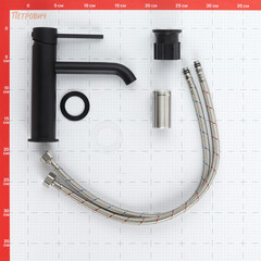 Смеситель для раковины Corsa Deco NS однорычажный черный (FBNSB) - фото 9