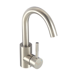 Изображение товара Смеситель для кухни и раковины Corsa Deco SS нержавеющая сталь с поворотным изливом однорычажный (FKSS)