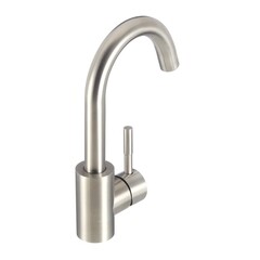 Смеситель для кухни и раковины Corsa Deco SS однорычажный с поворотным изливом нержавеющая сталь (FKSS) - фото 7