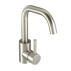 Смеситель для кухни и раковины Corsa Deco TS однорычажный с поворотным изливом нержавеющая сталь (FKTS) - фото 1