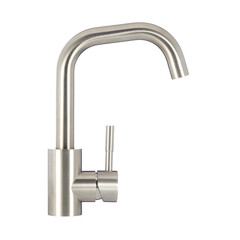 Смеситель для кухни и раковины Corsa Deco TS однорычажный с поворотным изливом нержавеющая сталь (FKTS) - фото 8