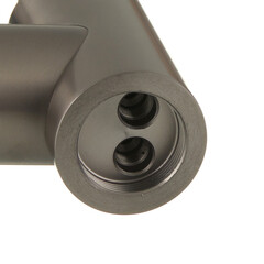 Мойка для кухни Mixline Pro 50х50х20 см врезная с сифоном со смесителем Corsa Deco Creek с высоким изливом сталь графит (556575/FKCSMG) - фото 8