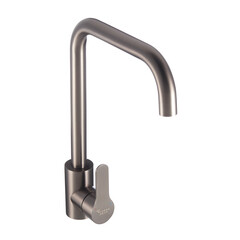 Смеситель для кухни Corsa Deco Everest графит с высоким изливом однорычажный (FKESMG) - фото 1