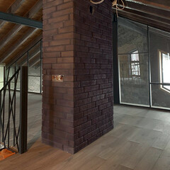 Искусственный камень Atlas Stone Клинкер широкий темно-коричневый (42 шт.=1,36 кв.м) - фото 4