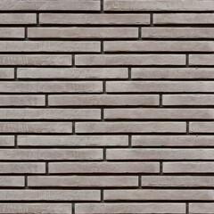 Искусственный камень Atlas Stone Клинкер узкий серый (65 шт.=1,18 кв.м) - фото 1
