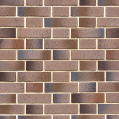 Искусственный камень Atlas Stone Шамотный кирпич черно-коричневый (120 шт.=1,45 кв.м) - фото 1