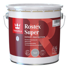 Грунт Тиккурила Rostex Super светло-серый 3 л