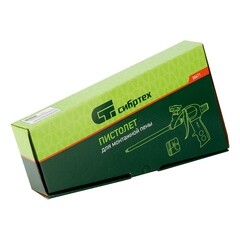 Пистолет для монтажной пены усиленный корпус Сибртех (88671) - фото 2