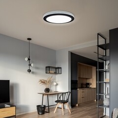 Светильник светодиодный накладной IN HOME Comfort Afina 3000-6500К 75 Вт IP40 белый с пультом - фото 4