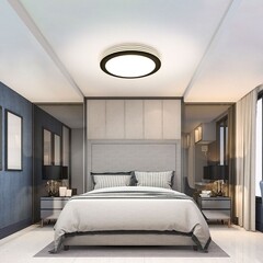 Светильник светодиодный накладной IN HOME Comfort Afina 3000-6500К 75 Вт IP40 белый с пультом - фото 3