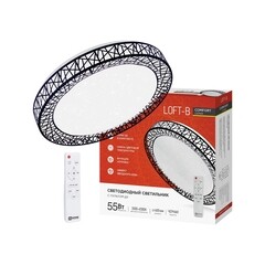 Светильник светодиодный накладной IN HOME Comfort Loft-B 3000-6500К 55 Вт IP40 белый с пультом - фото 7
