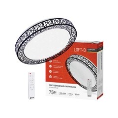Светильник светодиодный накладной IN HOME Comfort Loft-B 3000-6500К 75 Вт IP40 белый с пультом - фото 7