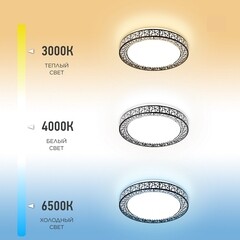 Светильник светодиодный накладной IN HOME Comfort Loft-B 3000-6500К 75 Вт IP40 белый с пультом - фото 6