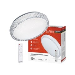 Светильник светодиодный накладной IN HOME Comfort Saphir 3000-6500К 55 Вт IP40 белый с пультом - фото 7