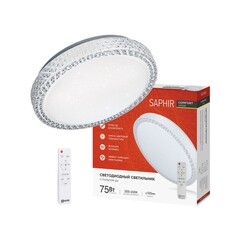 Светильник светодиодный накладной IN HOME Comfort Saphir 3000-6500К 75 Вт IP40 белый с пультом - фото 7